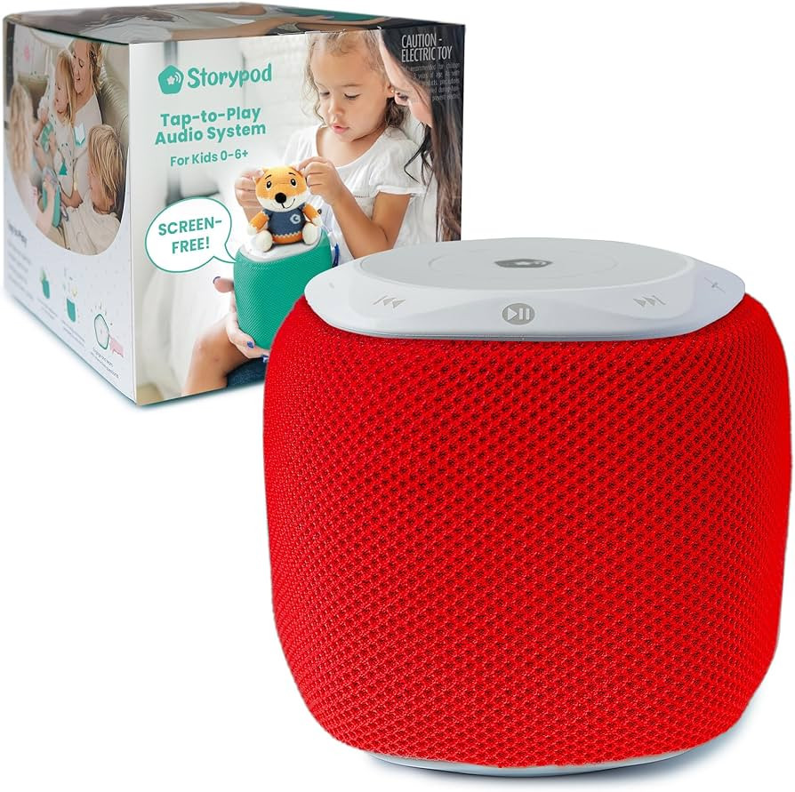 Storypod The Learning-First Audio Play System | Starter Set Plus Interchangeable Red Sleeve | Int... | Amazon (US)