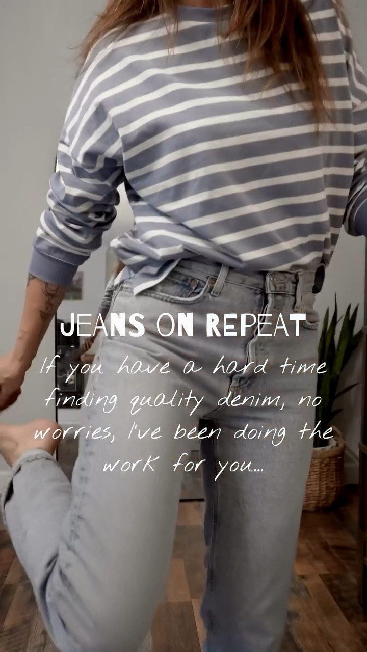 Looking for new denim? Hey 👋🏼 I’m Liz, and I’m here to share all the best jeans! Like this pair from @agolde which I’ve had for almost 2 years and they fit the same as the day I bought them. 

I recently ordered 7 more pairs of jeans to try out for you. I’ll share if the jeans are a win, or a massive fail! So follow along if you have a hard time finding new jeans. I also share lots of casual style tops, some dresses, and lots of shoes 😬 I consider myself a jeans and tee kinda girl, so you won’t see too many super dressed up looks, but if laid back is your vibe, I’m your girl. 

Tiny more about me if you’ve made it this far…

Mom of two
40 years old 
Married 14 years 
Homeschooling mom 
Building our dream studio office 
Country living ( I have chickens and ducks)