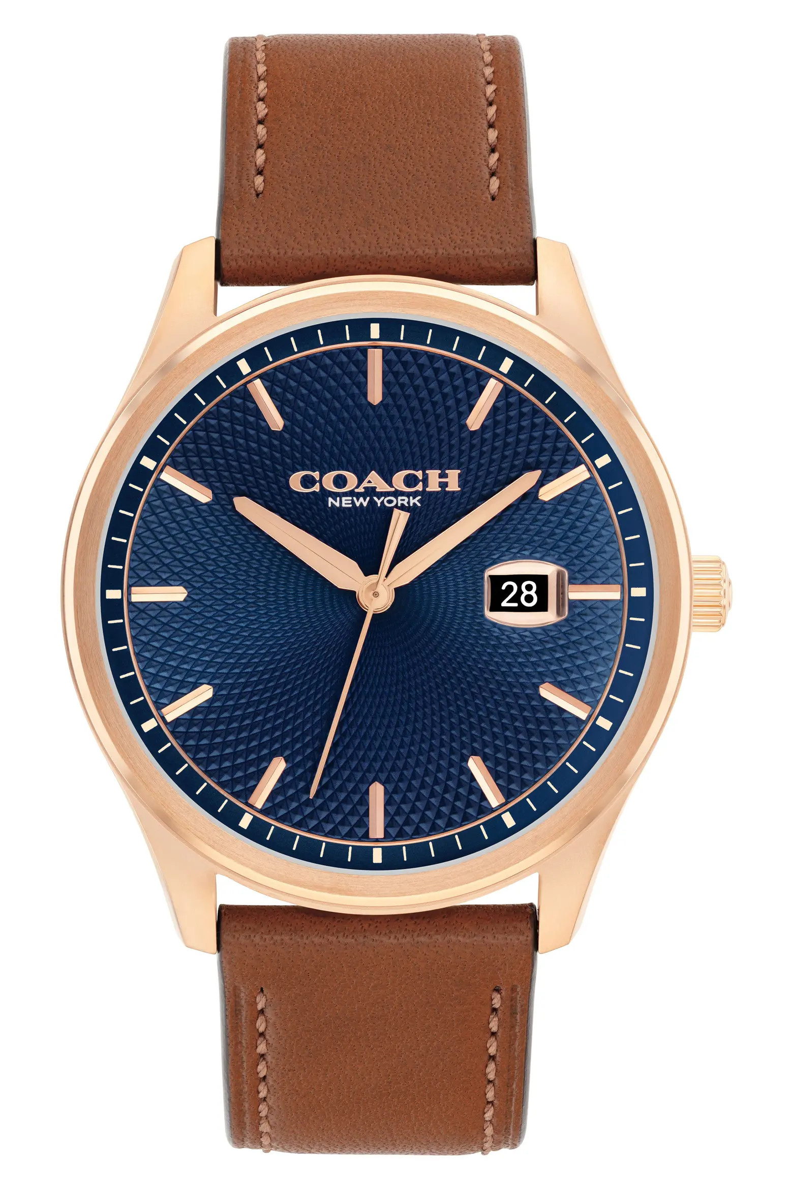 Oliver Leather Strap Watch, 41mm (Men) | Nordstrom | Nordstrom