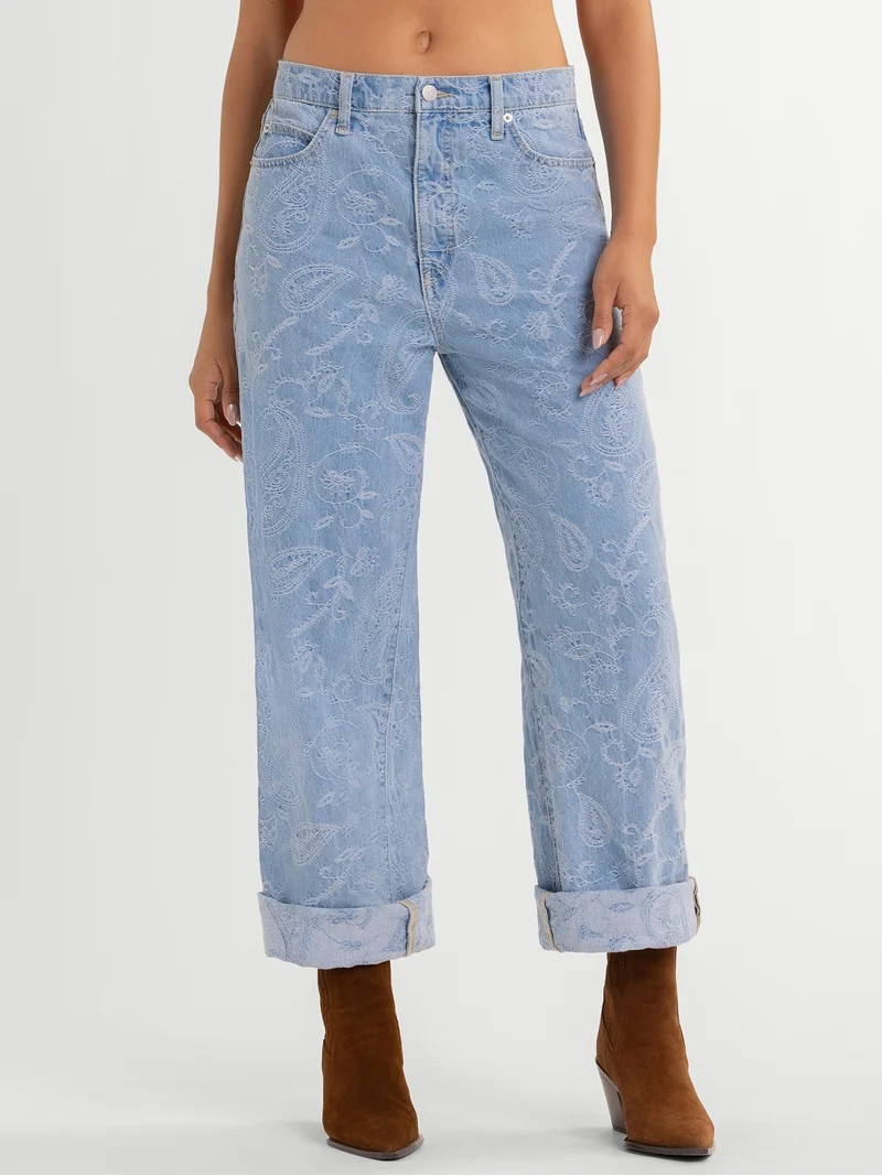 Jessica Simpson Women's Zinnia Wide Leg Jean, Sizes 2-16 | Walmart (US)