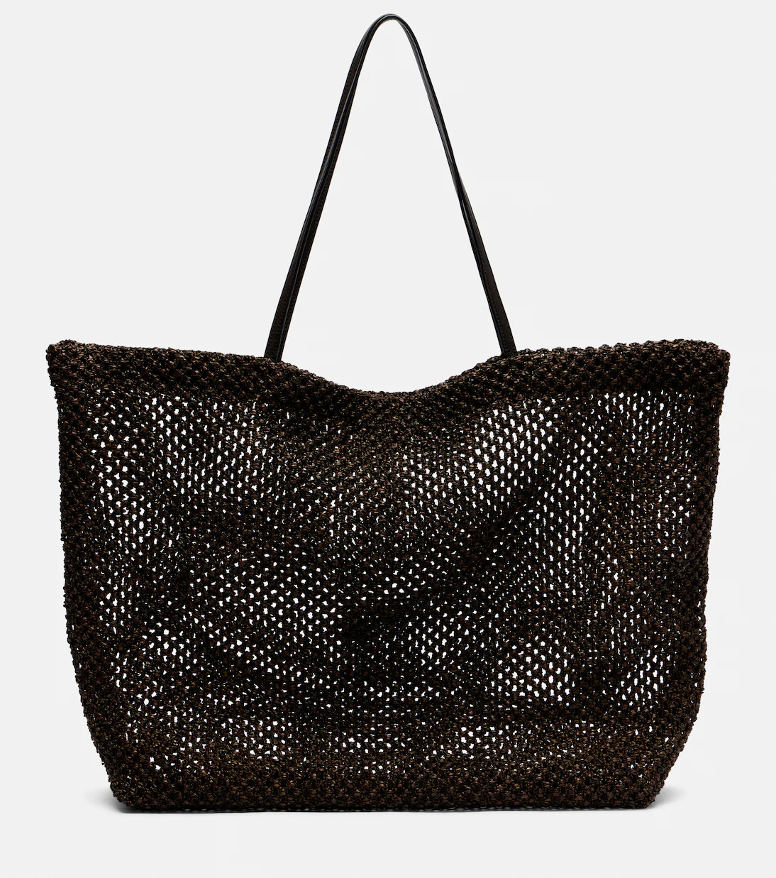 Barn Medium leather-trimmed mesh tote bag | Mytheresa (US/CA)