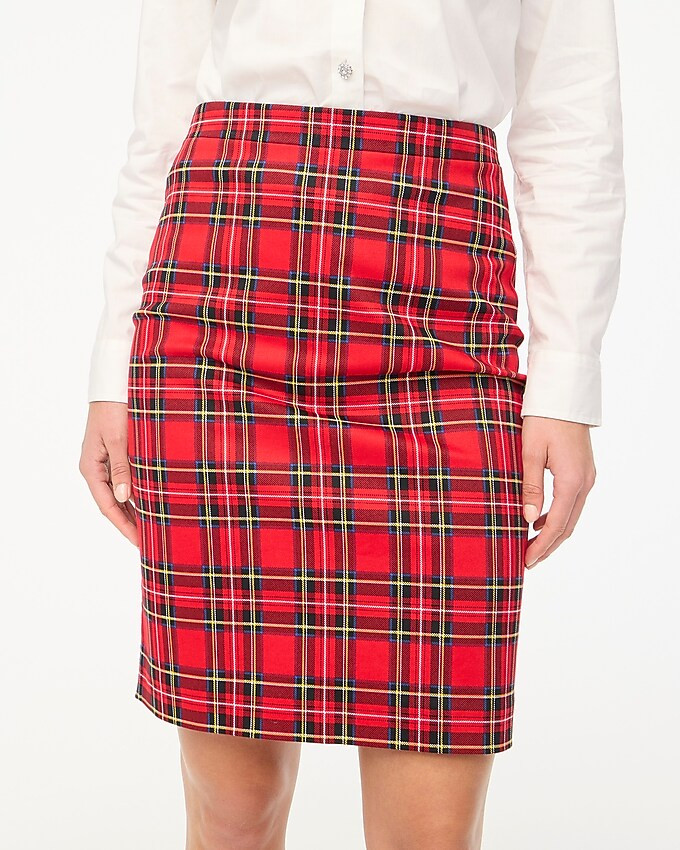 Sateen pencil skirt | J.Crew Factory