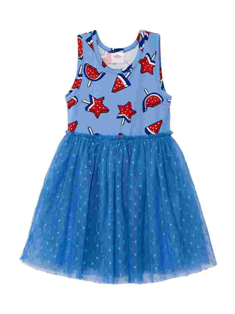 Way to Celebrate Toddler Girl Americana Tutu Dress, Sizes 12M-5T | Walmart (US)