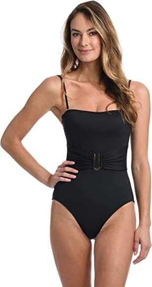 La Blanca Women's Standard Island Goddess Bandeau One Piece Swimsuit | Amazon (US)