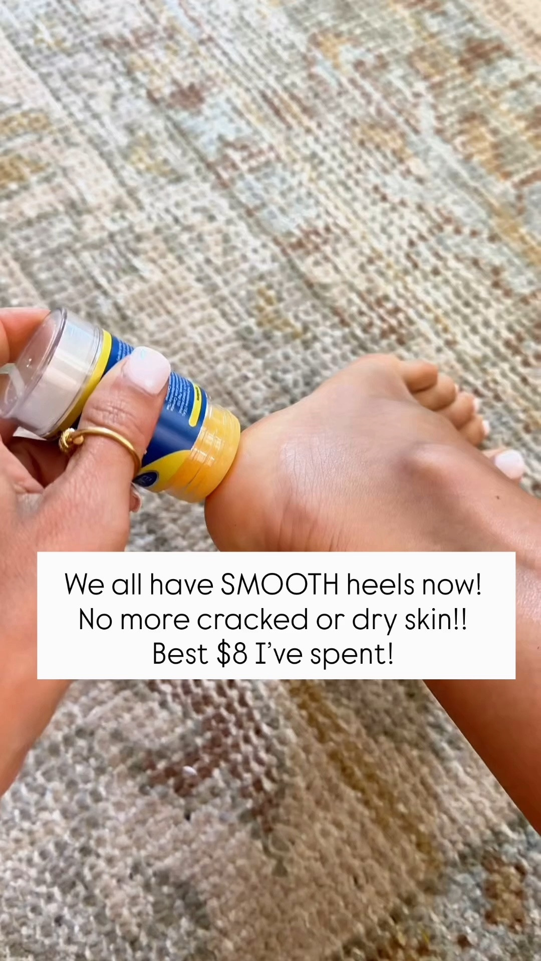 I out this stick on my heel every night and morning and they are incredibly smooth, no longer dry or cracked. If your feet are currently dry or cracked, I will also link this exfoliation spray that can help get the dead skin off. Then, go in with this stick. I rarely have to use the spray anymore and just use the stick in am/pm.

#LTKselfcare #LTKmorningroutine #LTKBeauty