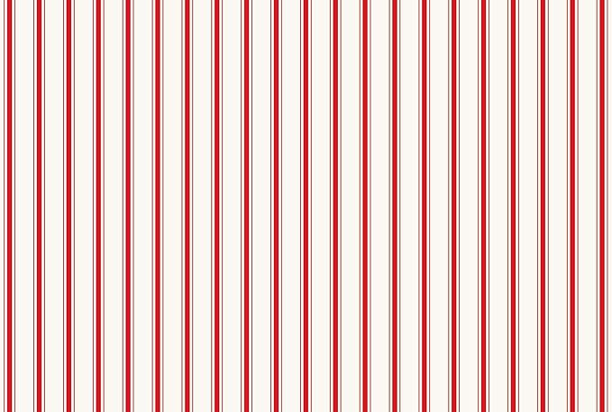 Hester and Cook Red Ribbon Stripe Paper Placemat - Pad of 24 | Amazon (US)