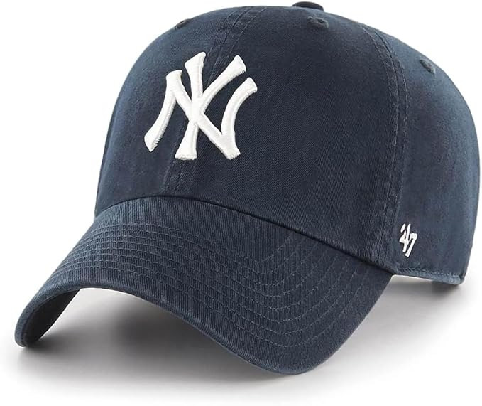 47 Brand MLB Team Color Home Primary Logo Clean Up Adjustable Baseball Cap Hat, Adult One Size Fi... | Amazon (US)