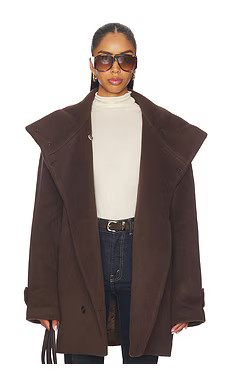 Lovers and Friends Rae Coat in Espresso from Revolve.com | Revolve Clothing (Global)