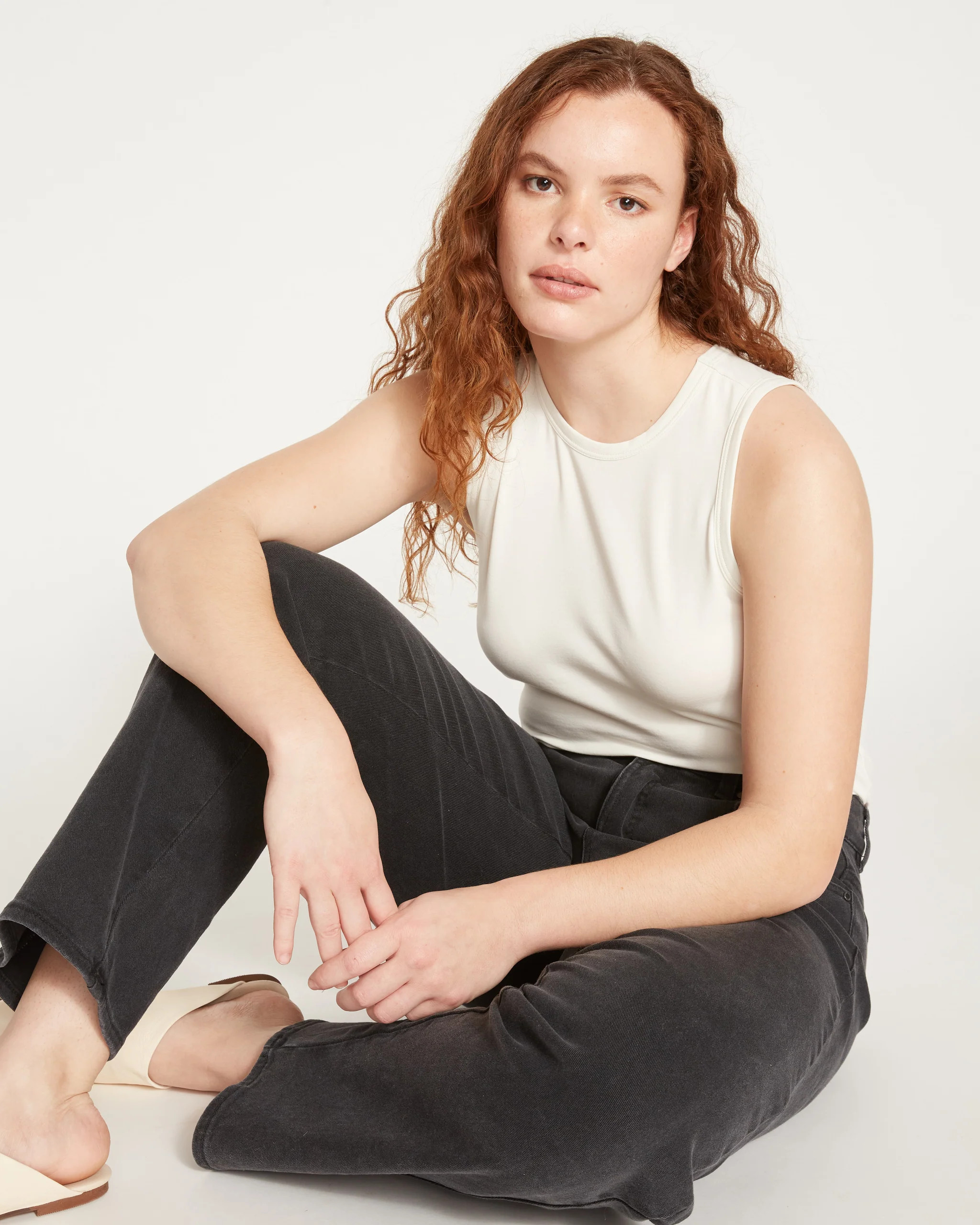 Cai High Neck Tank
   White | Universal Standard