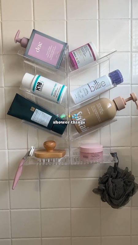 My new favorite way to organize my shower products🚿🫧✨ These are some of my favorite products as well! 

#LTKfindsunder50 #LTKhome #LTKVideo