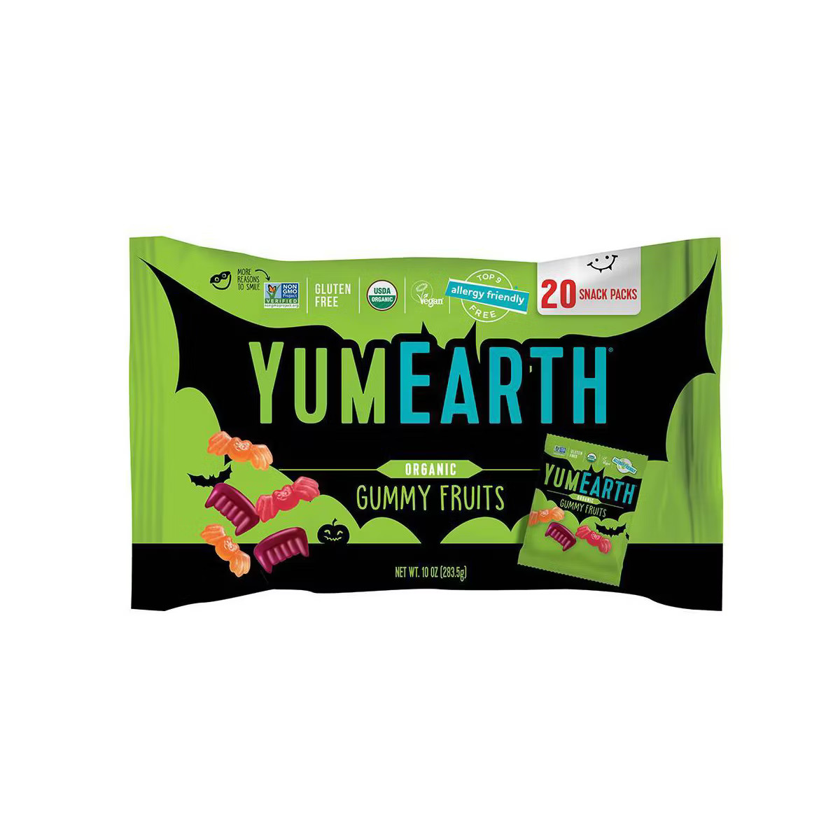 YumEarth Halloween Organic Gummy Fruits Candy - 10oz/20ct | Target