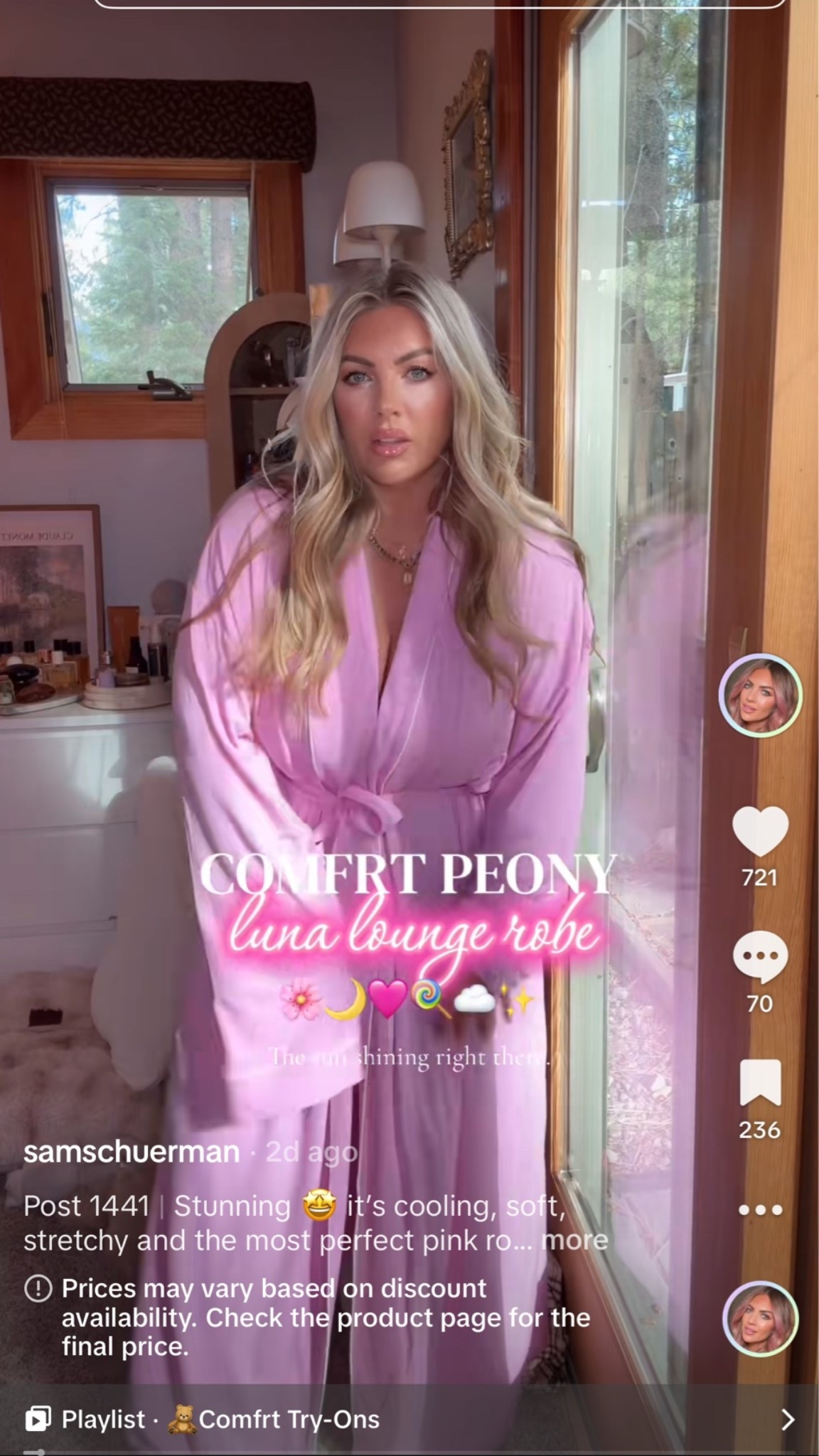 Loving the Comfrt Luna lounge robe. Cool to the touch. 96% modal. Size xl/2xl

#LTKSaleAlert #LTKOver40 #LTKMidsize
