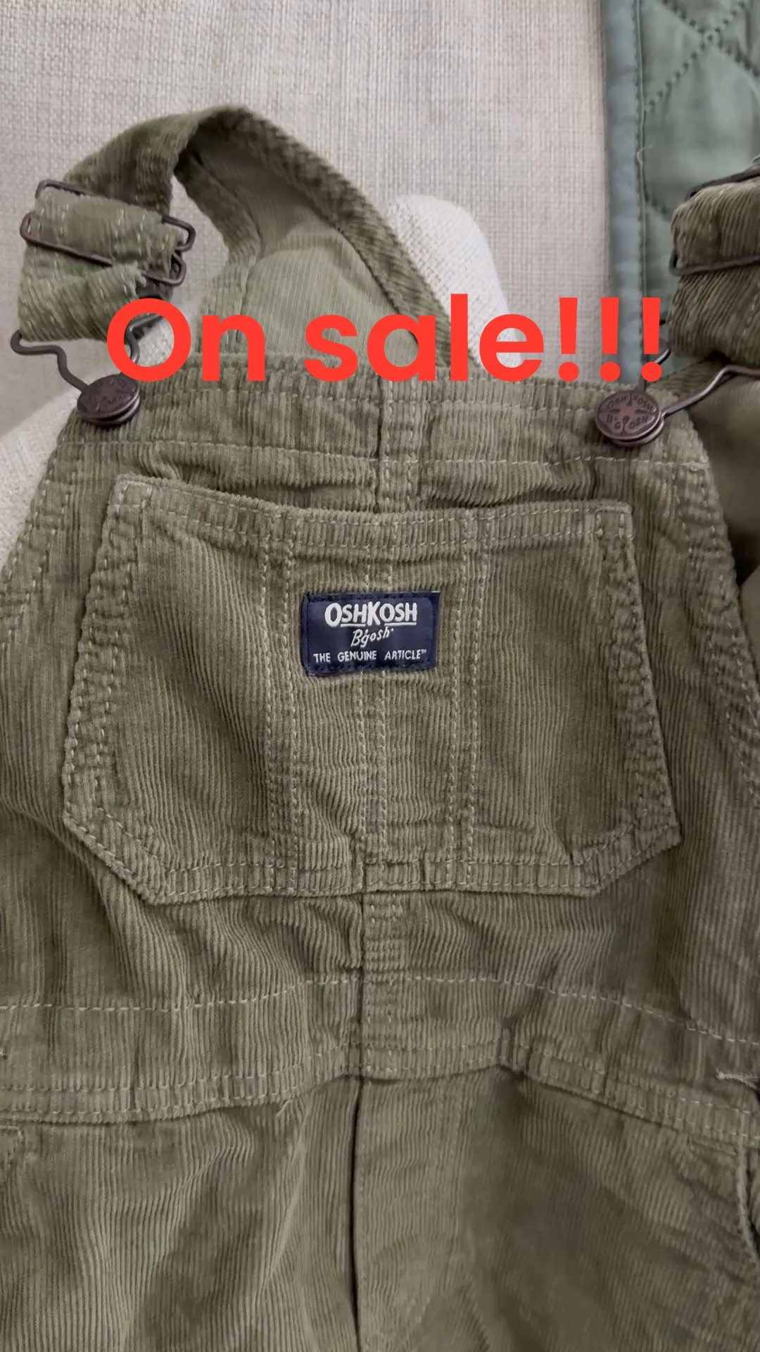 Green Oshkosh Toddler corduroy overalls are ON SALE!!! Run!!!

#LTKFamily #LTKKids #LTKBaby