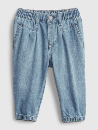 Baby 100% Organic Cotton Bubble Jeans with Washwell3 | Gap (US)