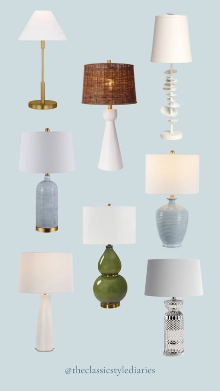 Some cute dining room and living room table lamps on a budget! 

#LTKsalealert #LTKhome