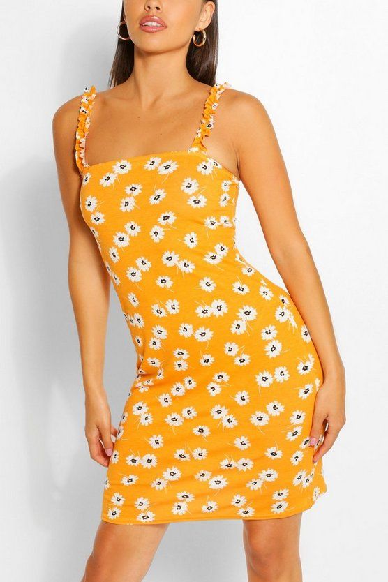 Daisy Print Sundress | Boohoo.com (US & CA)