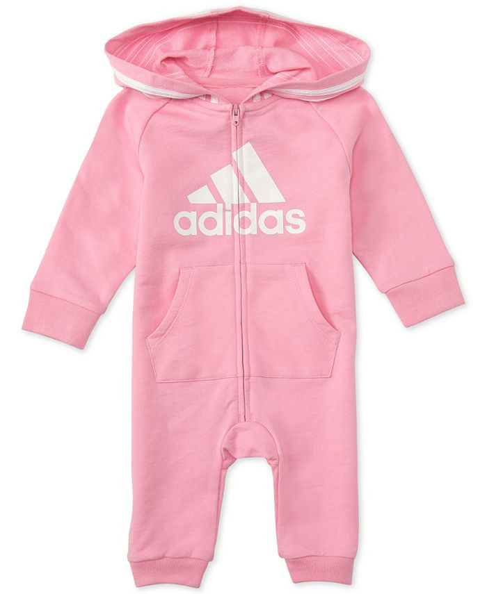 adidas Baby Girls Hooded Coverall & Reviews - All Baby - Kids - Macy's | Macys (US)