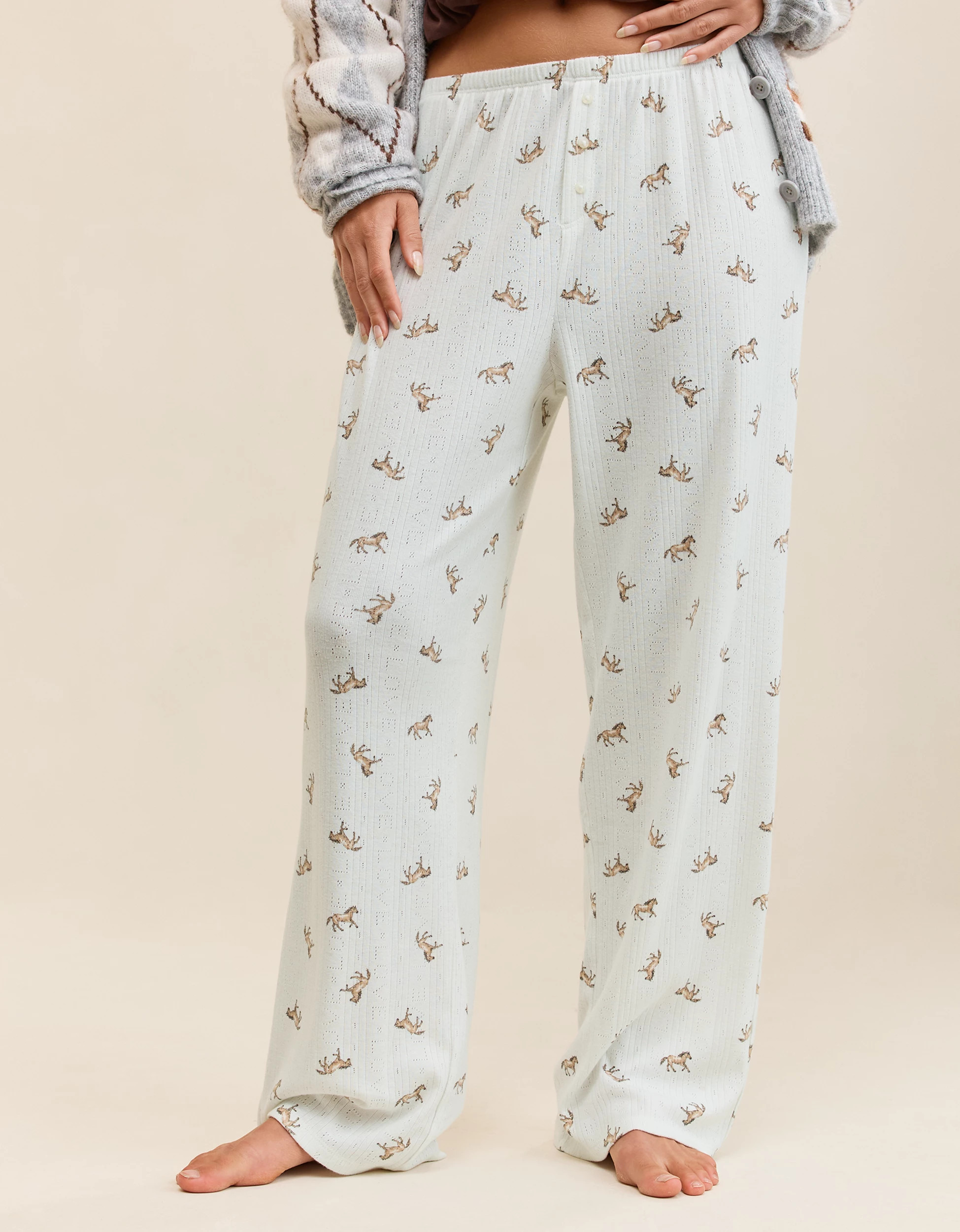 OVERSLEPT by Aerie Pointelle Pant | Aerie