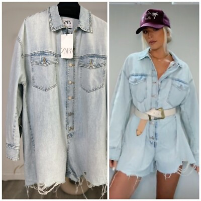 Zara Jumpsuit Playsuit TRF WIDE OVERSIZED New XS S M L  NWT  | eBay | eBay US