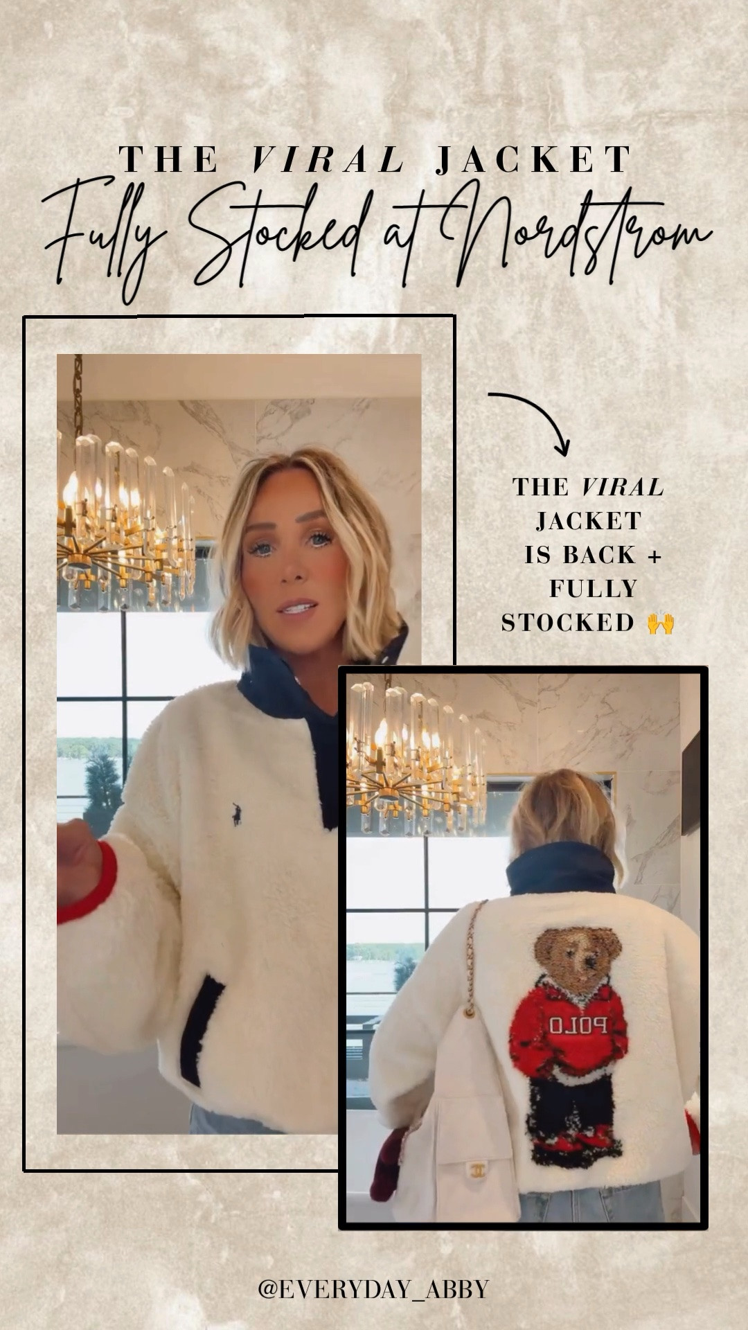 The VIRAL teddy bear jacket that sold out is now fully stocked at Nordstrom 😍😍

#LTKootd #LTKSeasonal #LTKdayinmylife