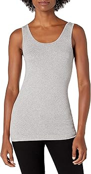 Amazon Essentials Women's Slim-Fit Tank, Pack of 2 | Amazon (US)