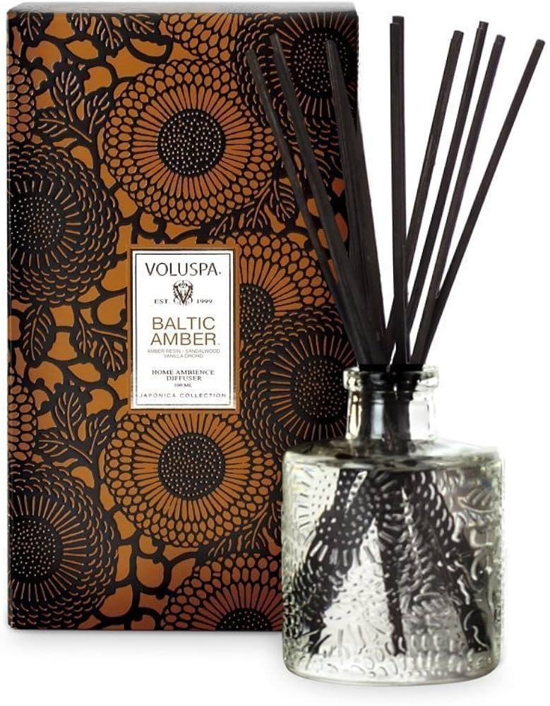 Voluspa Baltic Amber Mini Diffuser 100 ml 3.3 oz | Amazon (US)