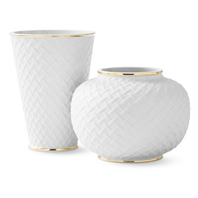 AERIN Woven Ceramic Vase | Williams-Sonoma