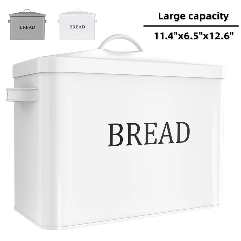 Extra Large Bread Box,Countertop Space-Saving Vintage Metal Bread Bin, High Capacity Bread Storag... | Walmart (US)