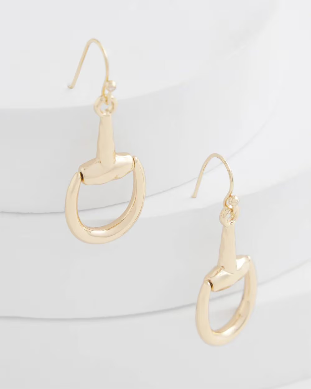 No Droop® Equestrian Horsebit Drop Earrings | Chico's
