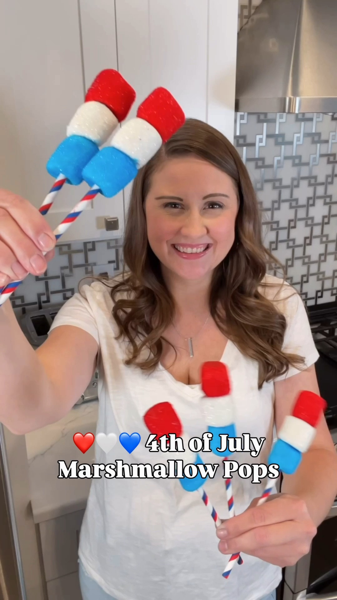 🇺🇸 The easiest 4th of July treat you’ll make all summer! ✨ These festive marshmallow pops come together with just water, sanding sugar, and paper straws—no baking required! ❤️🤍💙

They’re the perfect sweet treat for BBQs, cookouts, fireworks, and holiday parties! Everything I used is linked here to make recreating them easy.

#FourthOfJulyTreats #PatrioticDesserts #EasyPartyFood #LTKFamily #LTKParties