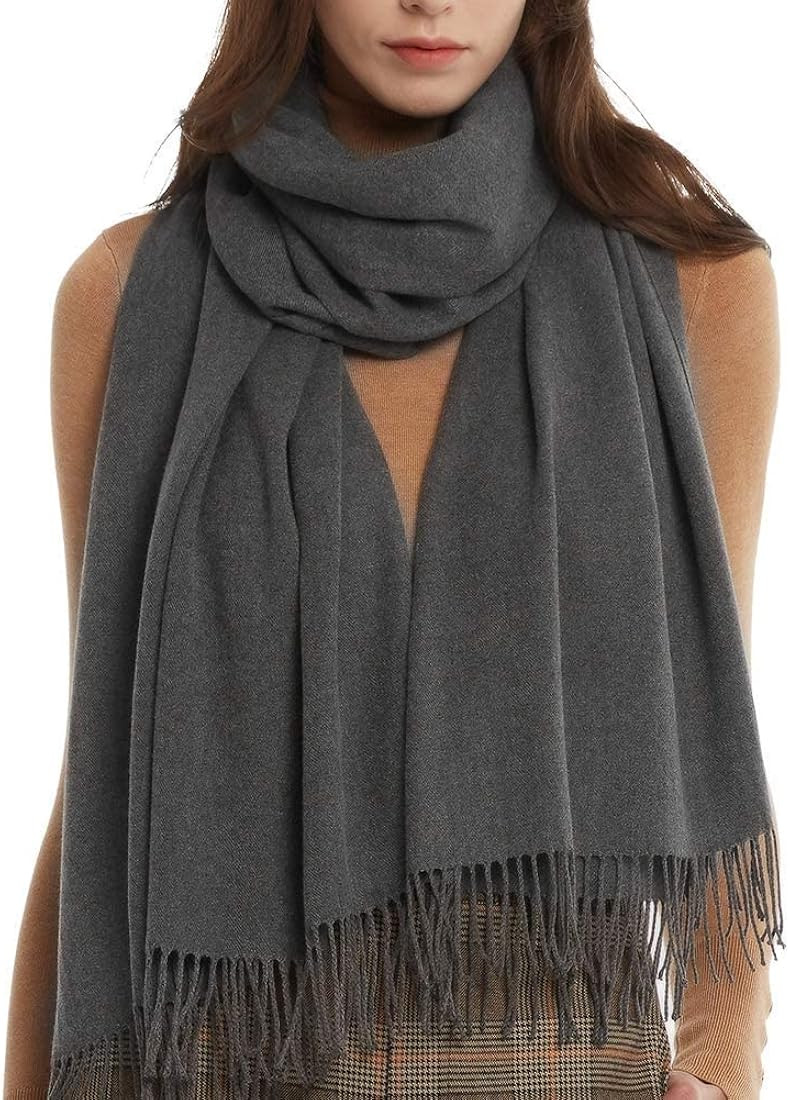FURTALK Womens Winter Scarf Cashmere Feel Pashmina Shawl Wraps Soft Warm Blanket | Amazon (US)