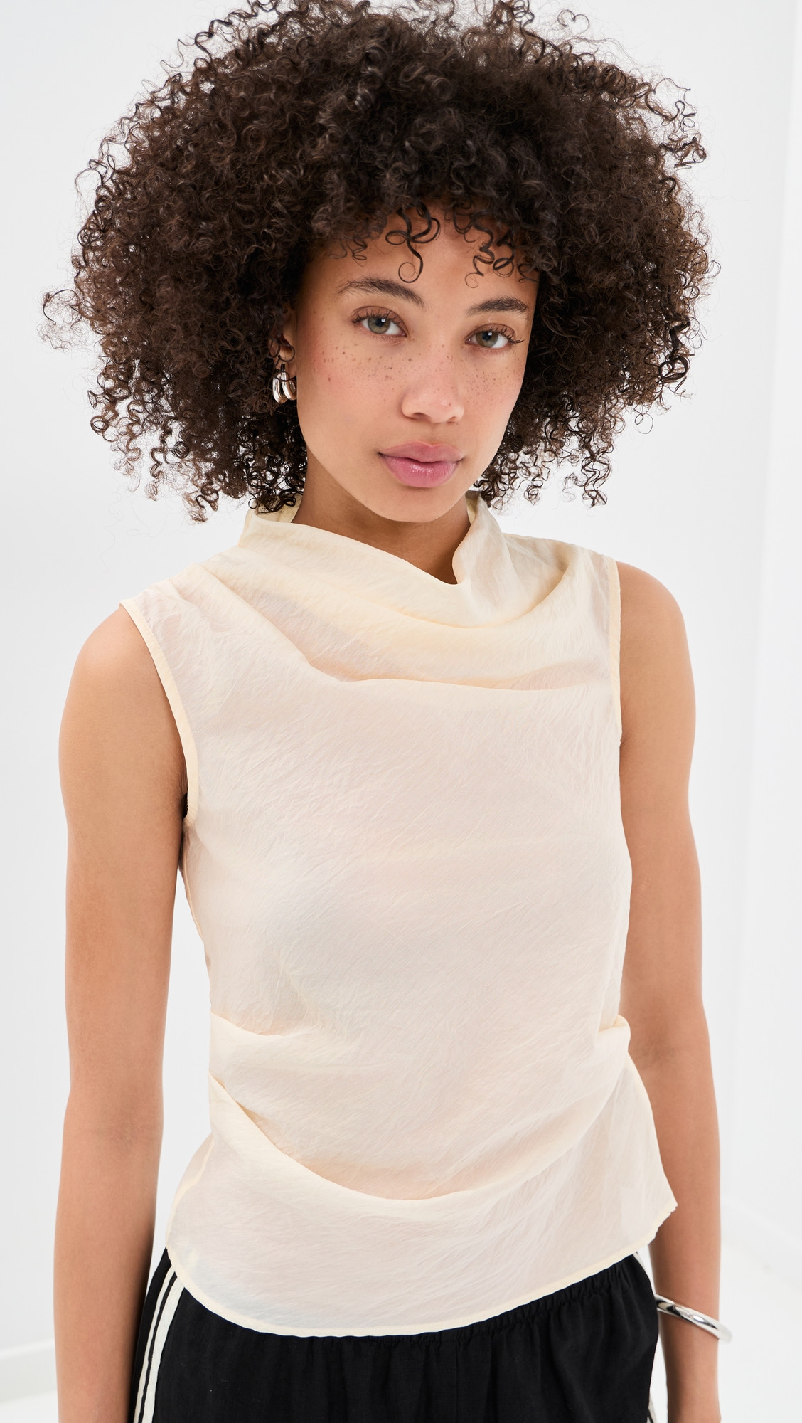 ALIGNE Dana Sheer Top White 16 | Shopbop