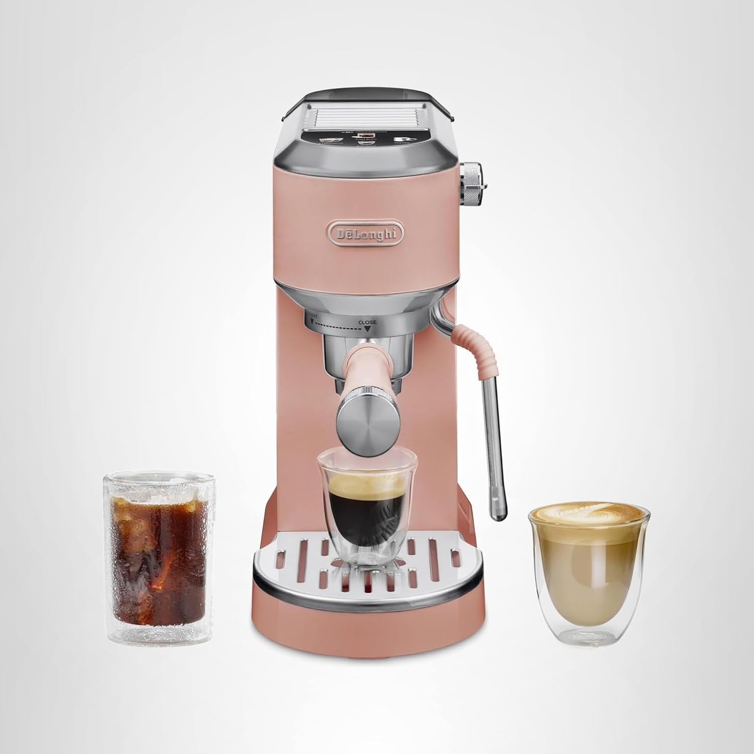 De'Longhi Dedica Duo Compact Espresso Machine - Cold Brew Coffee Maker with Milk Frother Wand- fo... | Amazon (US)