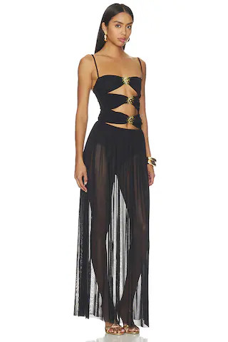 Meeg Solstice Dress in Black | Revolve Clothing (Global)