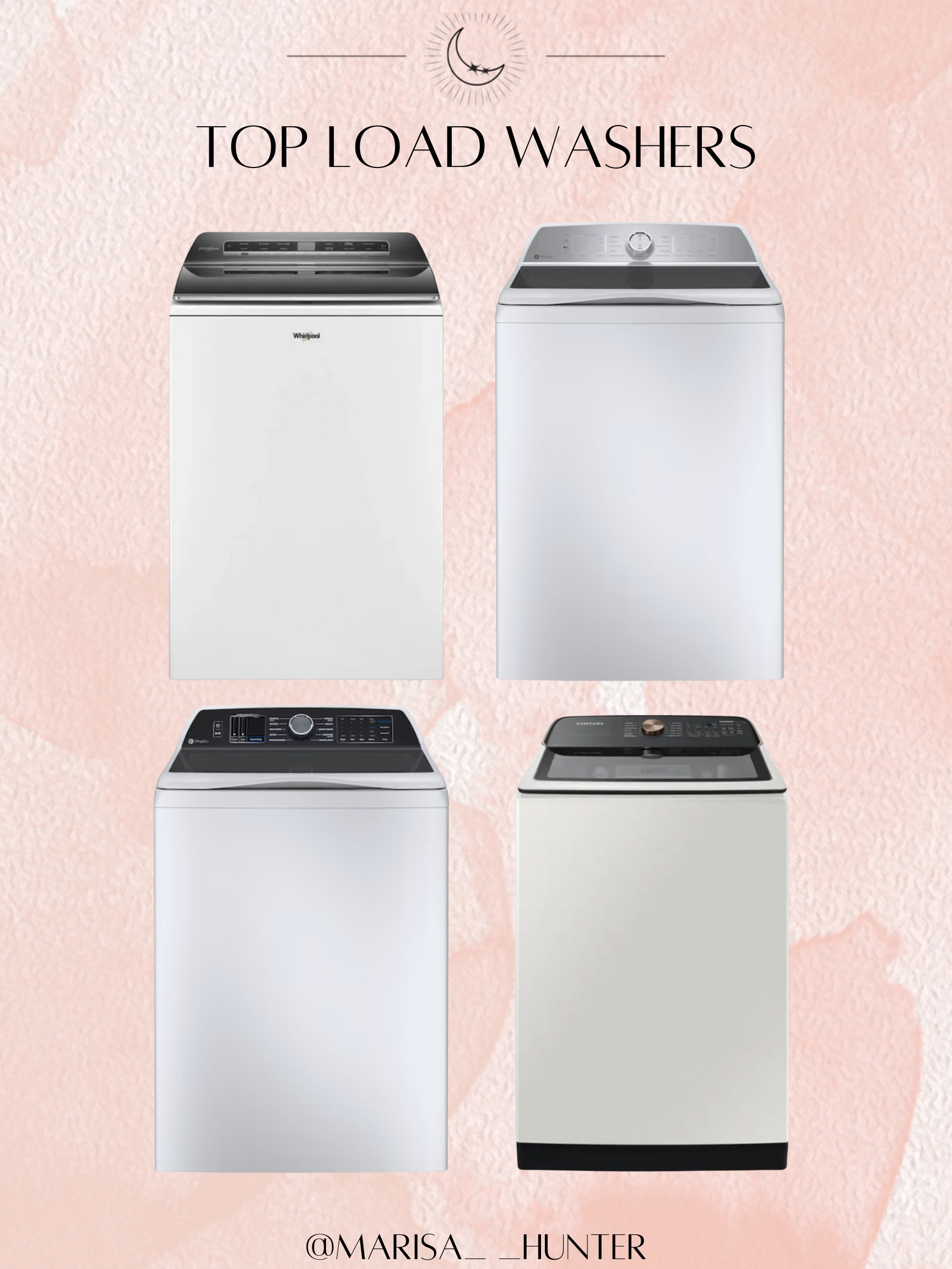 Best top load washers of 2024

Whirlpool smart top load Samsung ge profile

#LTKHome #LTKFamily #LTKGiftGuide