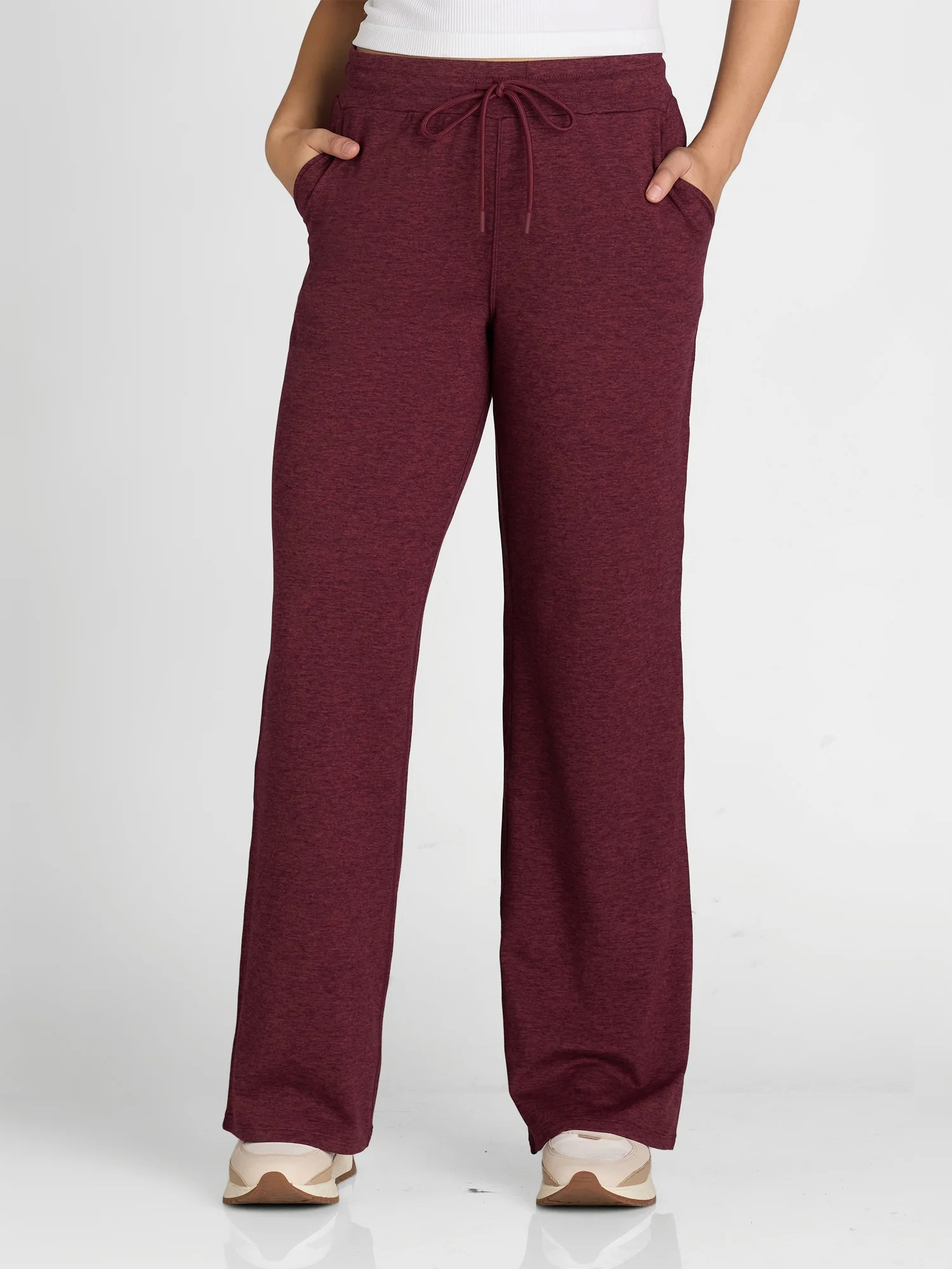Athletic Works Women's and Women's Plus ButterCore Wide Leg Pants, Sizes XS-4X | Walmart (US)