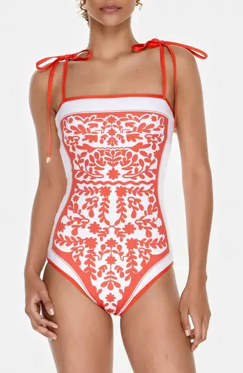 Crossing Red Reversible One-Piece Swimsuit | Nordstrom