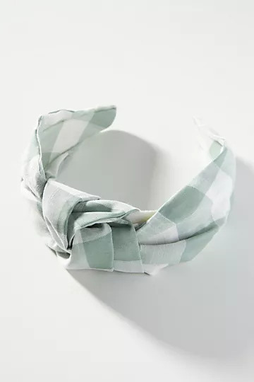 Gingham Knotted Headband | Anthropologie (US)