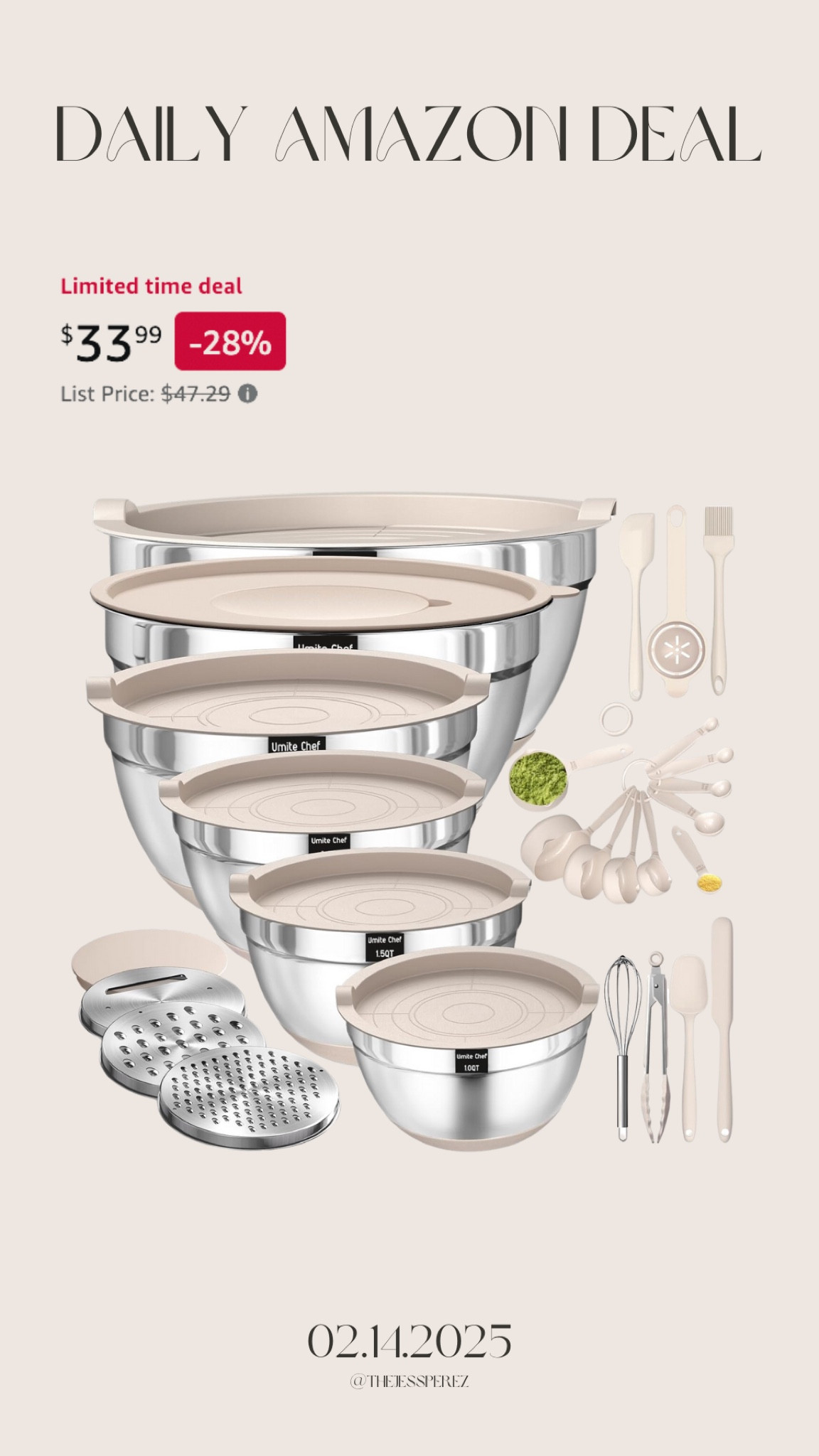 Daily Amazon Deal: mixing bowls set 

#LTKSaleAlert #LTKHome #LTKFindsUnder50