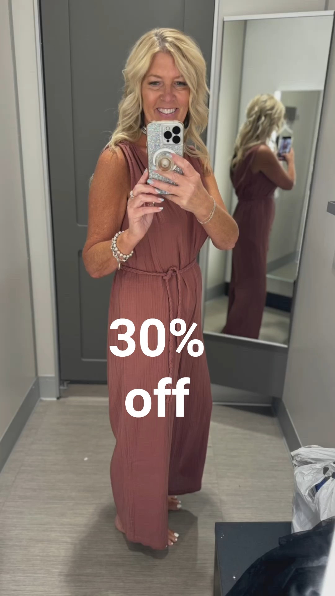 30% off today! 

Jumpsuits and maxi dresses are trending for spring and summer.
I am wearing a small and both and they fit  TTS. 

Sell multiple colors. You could easily dress up or down with sandals, wedges, or sneakers. 


#LTKFindsUnder50 #LTKSaleAlert #LTKOver40