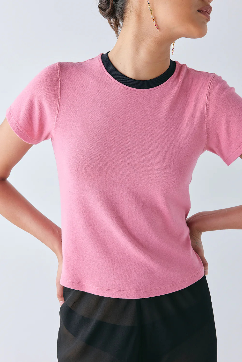 Cecile Tee Pink | VRG Grl