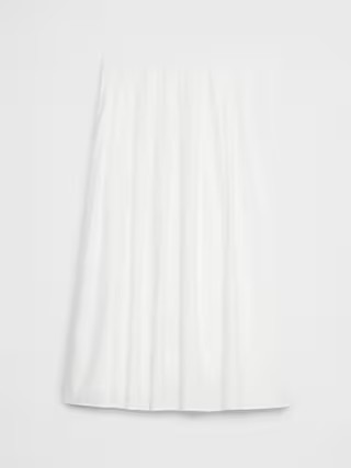 Poplin Midi Skirt | Banana Republic Factory