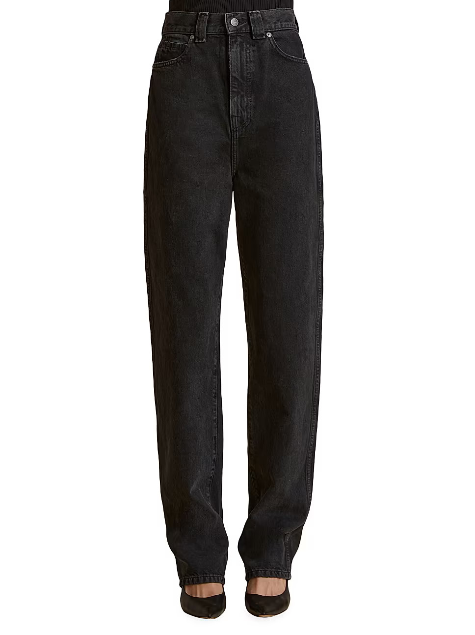 Albi Baggy Straight-Leg Jeans | Saks Fifth Avenue