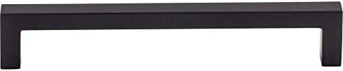 Top Knobs M1156 Nouveau III Collection 6-5/16" Square Bar Pull, Flat Black | Amazon (US)