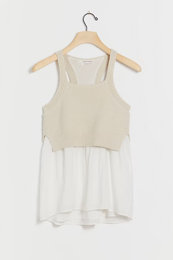 Jenna Knit Babydoll Tank | Anthropologie (US)