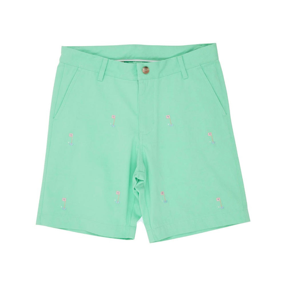 Critter Charlie's Chinos - Grace Bay Green with Golf Embroidery | The Beaufort Bonnet Company