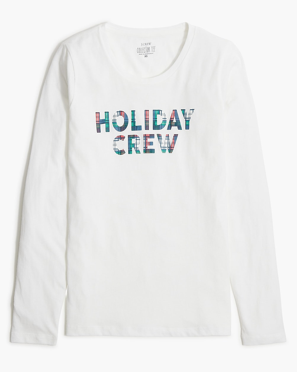 Long-sleeve "holiday crew" graphic tee | J.Crew Factory