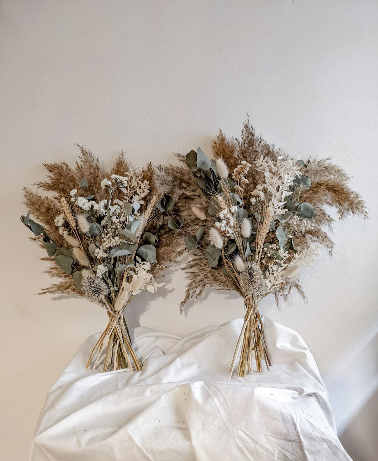 Pampas & Eucalyptus Dried Flower Bouquet | Flower Arrangement | UK Flowers | Etsy (AU)