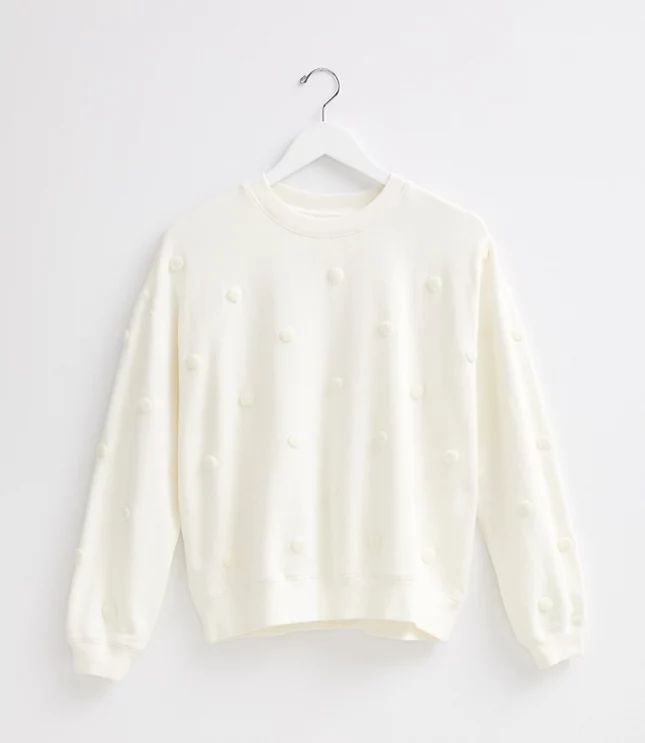Lou & Grey Snowball Sweatshirt | LOFT | LOFT