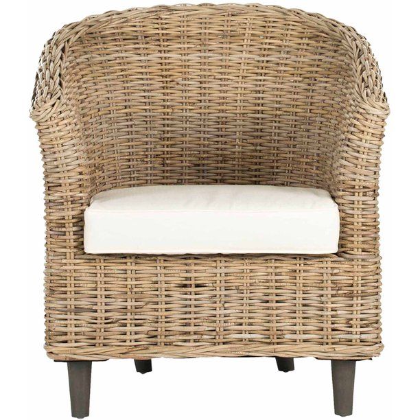 Safavieh Omni Barrel Chair, Natural Unfinished - Walmart.com | Walmart (US)